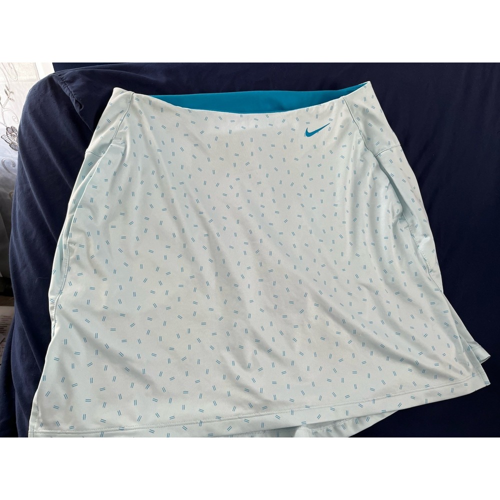 Nike Dri Fit Skirt Skort Teal Medium Tennis Golf Sports